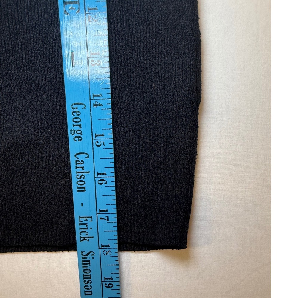 & Other Stories Stockholm Atelier Black Ribbed Silk Blend Tank Top Size S - Picture 6 of 8